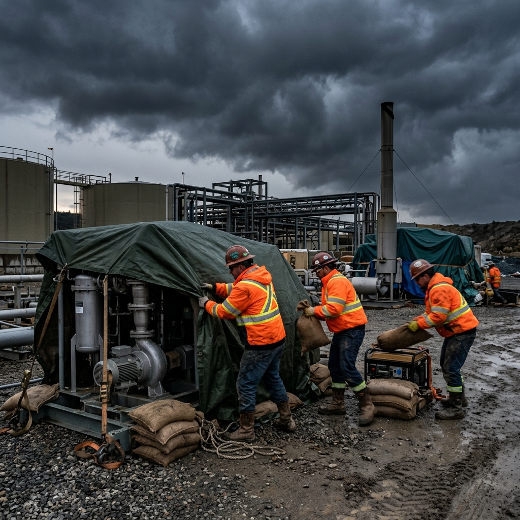 Nhân vớiên DMS gia cố nhà máy